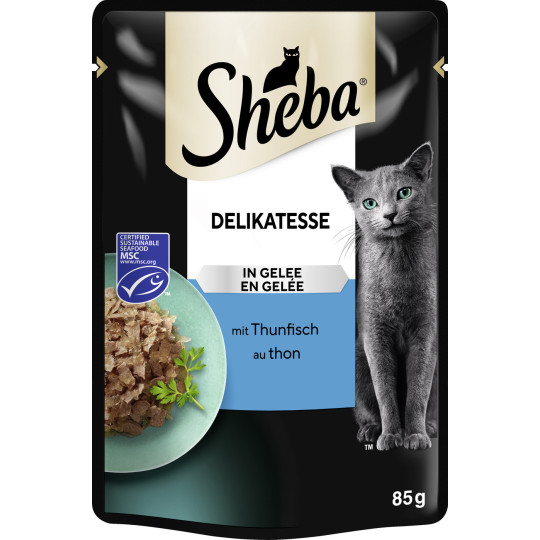 Sheba Delikatesse in Gelee mit Thunfisch 85G