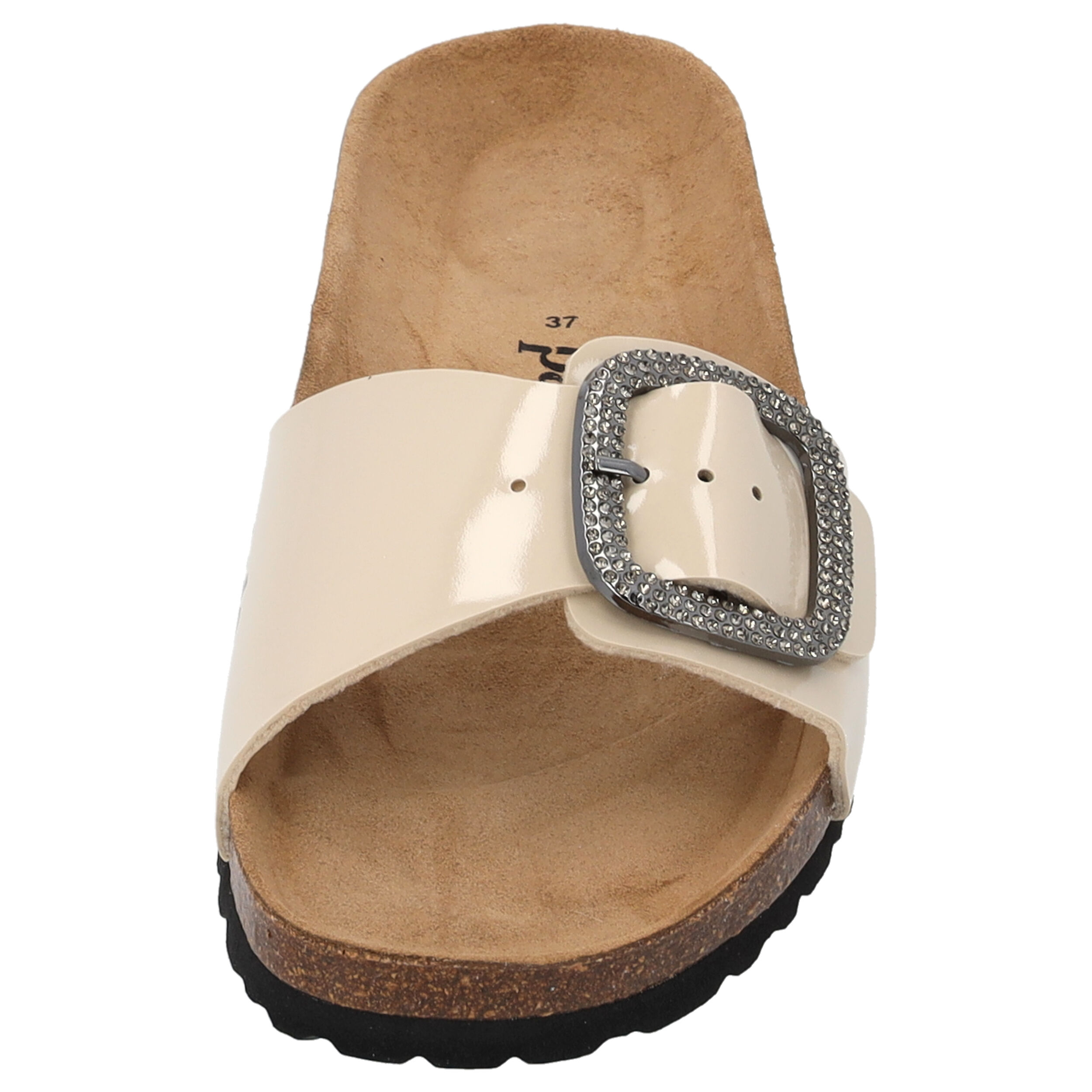 Palado Malta BX by Sila Sahin, Pantoletten, Damen, Beige Lack