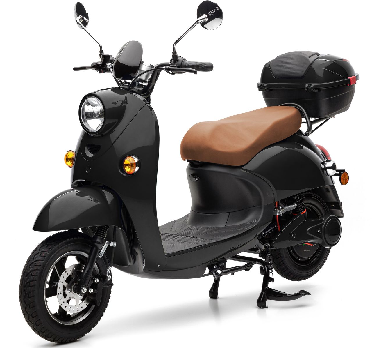 Econelo Elektrozweiradroller 45 km/h  ECONELO EMO SCHWARZ