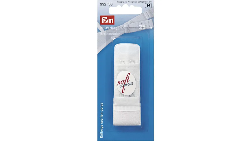 Prym BH-Verlängerer zum Einhängen 25 mm weiß