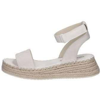 Calvin Klein Sporty Wedge Rope Sandal in weiß