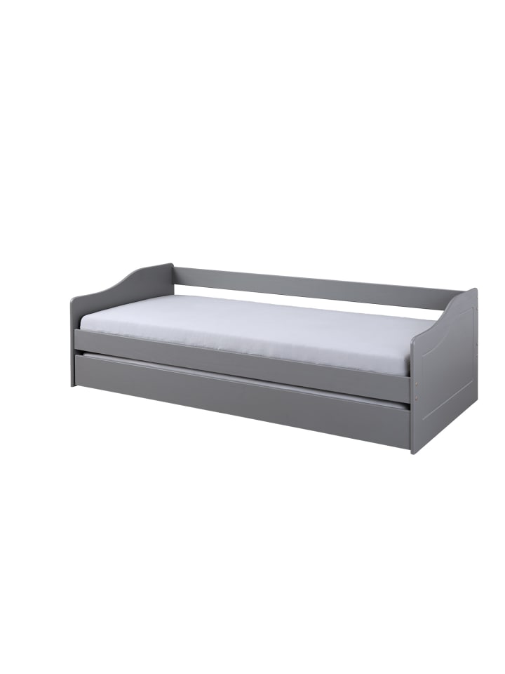 ebuy24 Bett Malsu Grau 208 x 97 cm günstig kaufen onesize