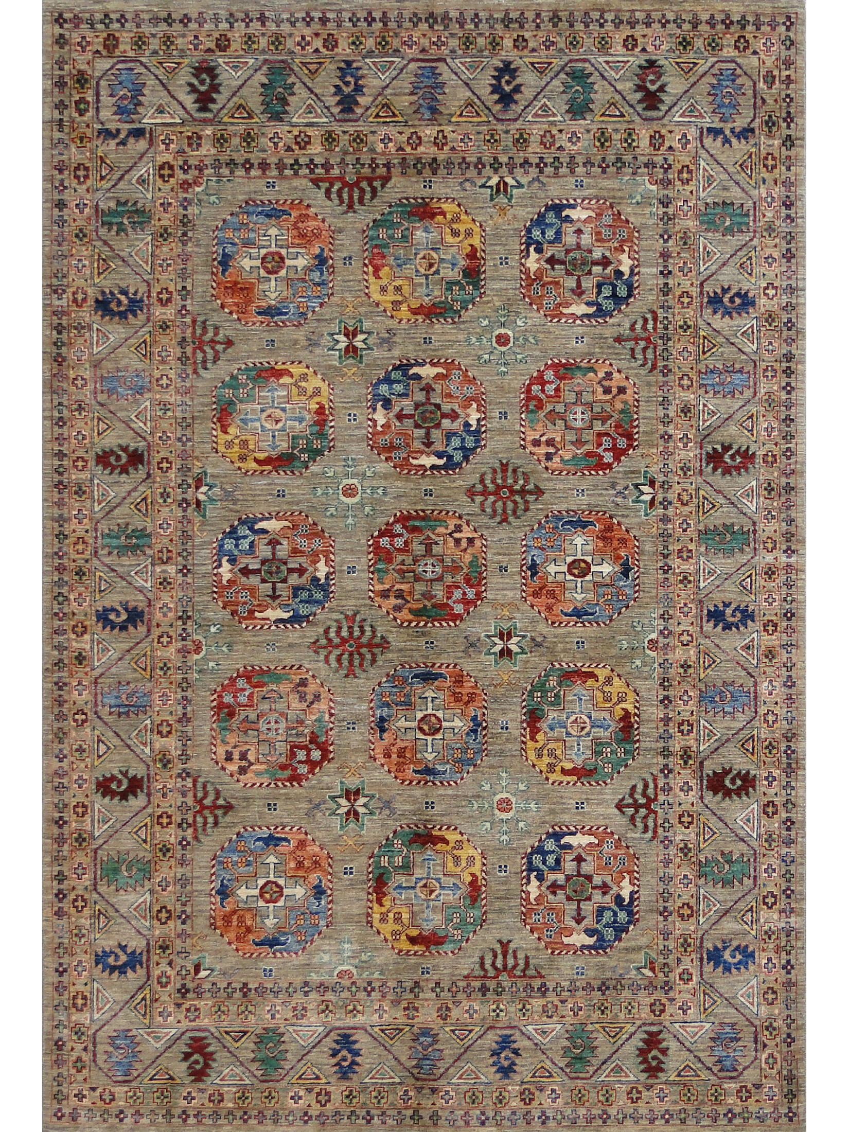 Buchara Ghazni ca. 244 x 172 cm, Unikat / Einzelstück
