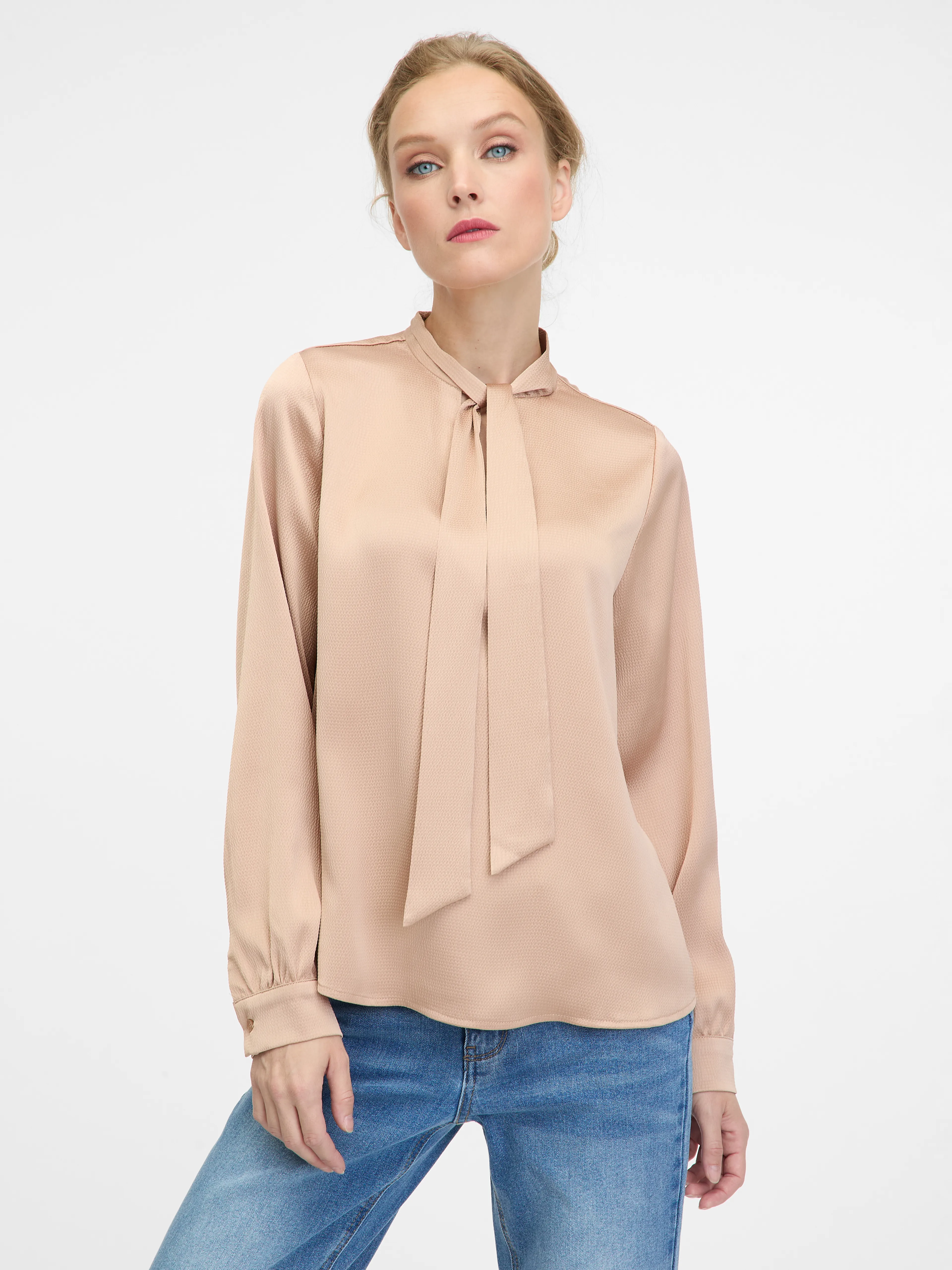 Beigefarbene Bluse ORSAY