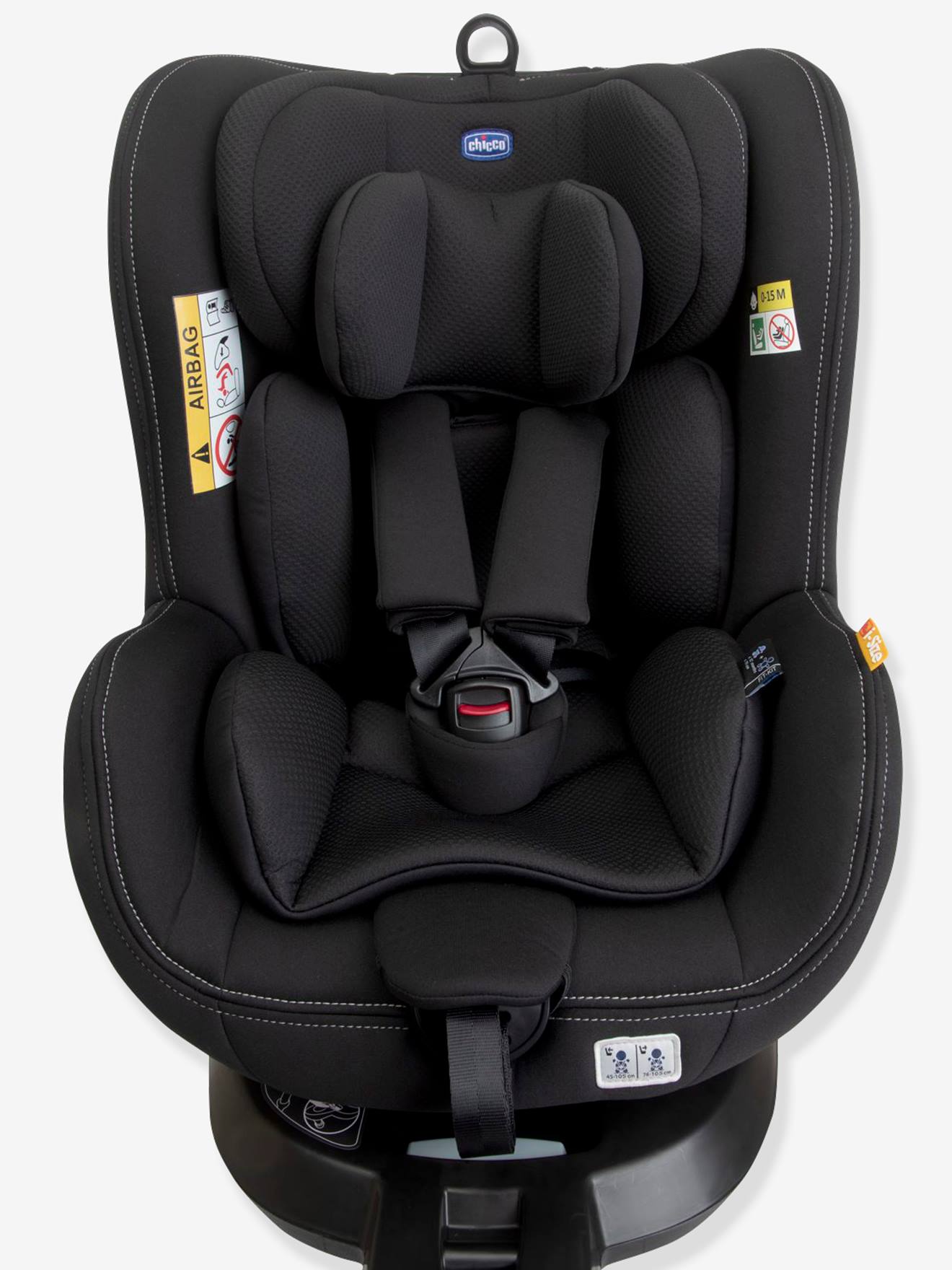 Siège-auto rotatif CHICCO Seat2Fit i-Size 45 à 105 cm, équivalence groupe 0+/1 black