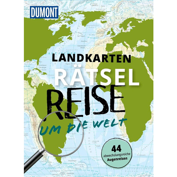 LANDKARTEN-RÄTSELREISE UM DIE WELT - Sachbuch