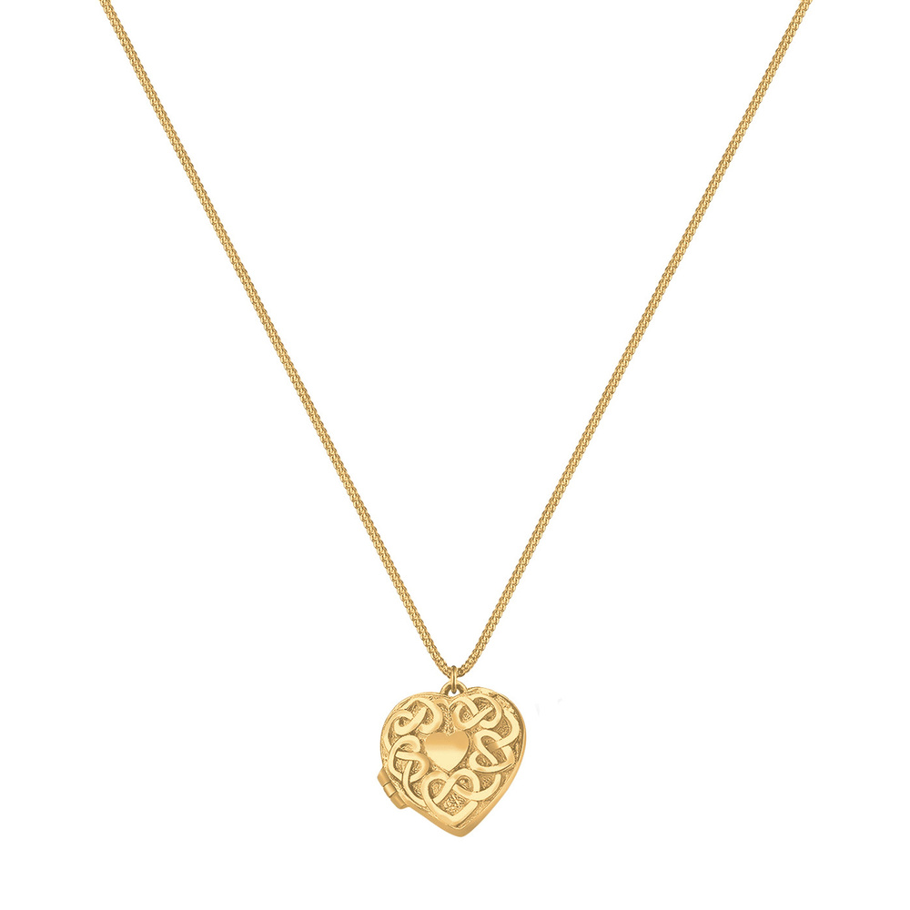 Elli Elli Collier Femme Médaillon Coeur Ornement de Pendentif Ludique en Argent Sterli collier