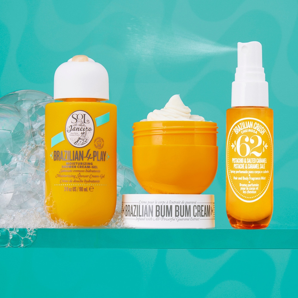 sol de janeiro Bum Bum Jet Set Crème + Gel + Brume