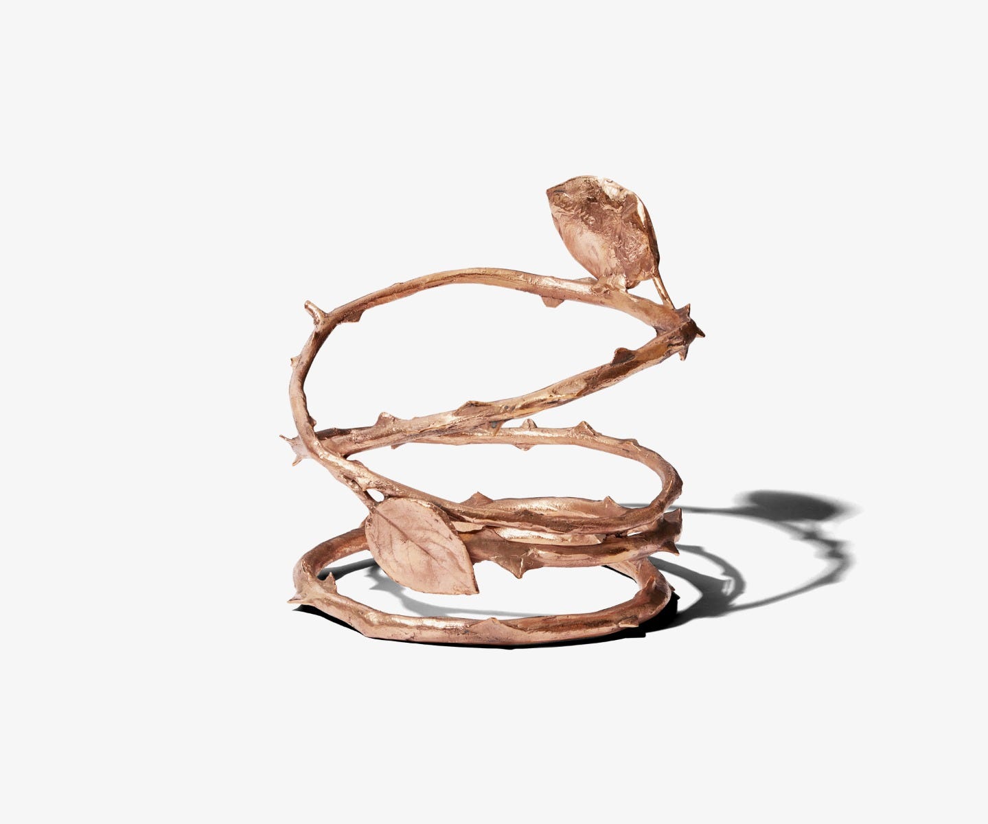 Ornement bois de rose bronze - Pour bougie très grand modèle