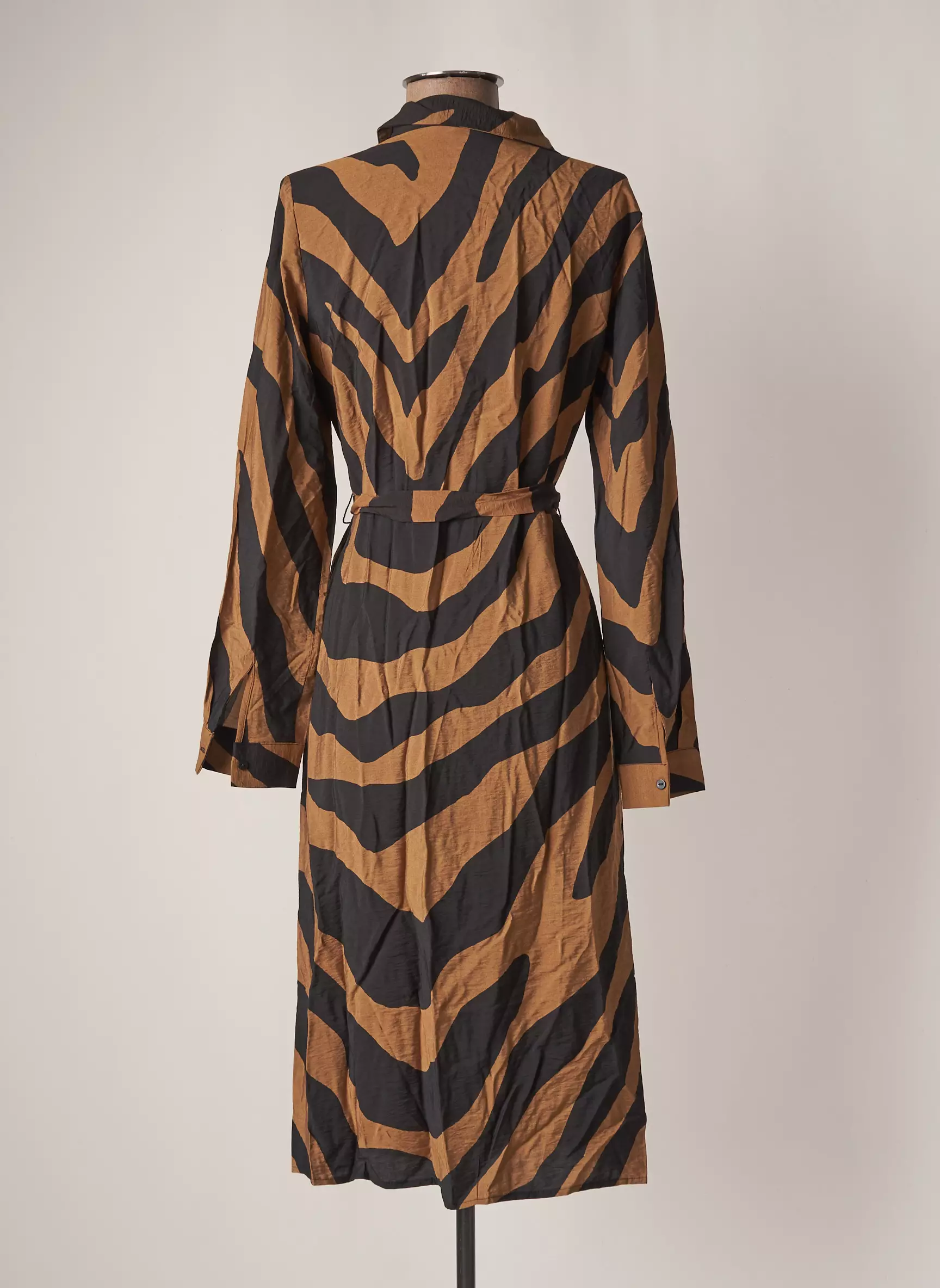 Vila Robes Mi Longues Femme couleur marron