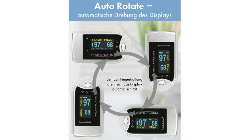 ProfiCare Pulsoximeter PC-PO 3104