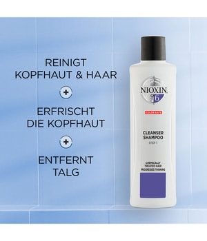 Nioxin System 6 Chemisch Behandeltes Haar - Sichtbar Dünner Werdendes Haar Haarshampoo 1000 ml