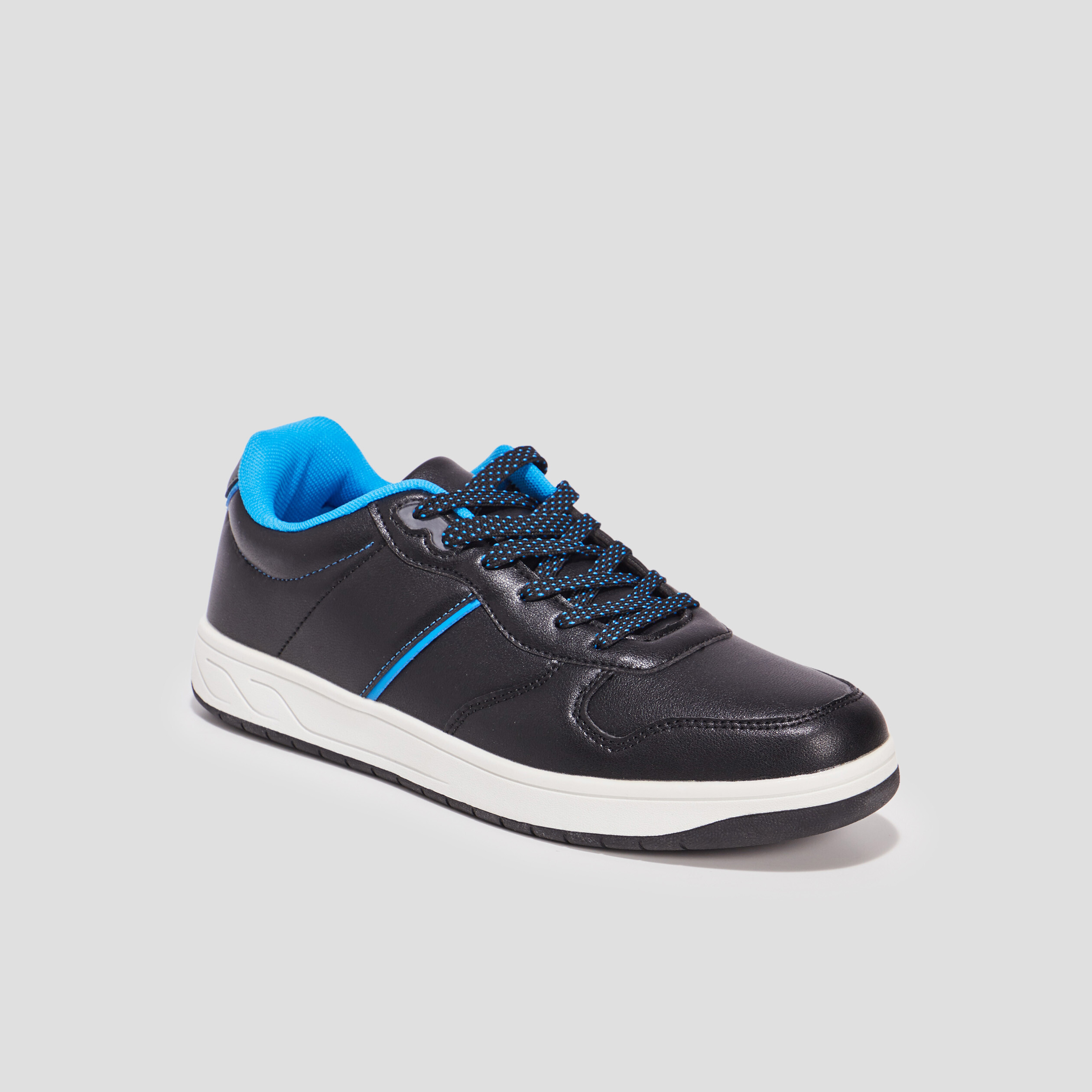 Tennis à lacets Liberto noir homme | La Halle