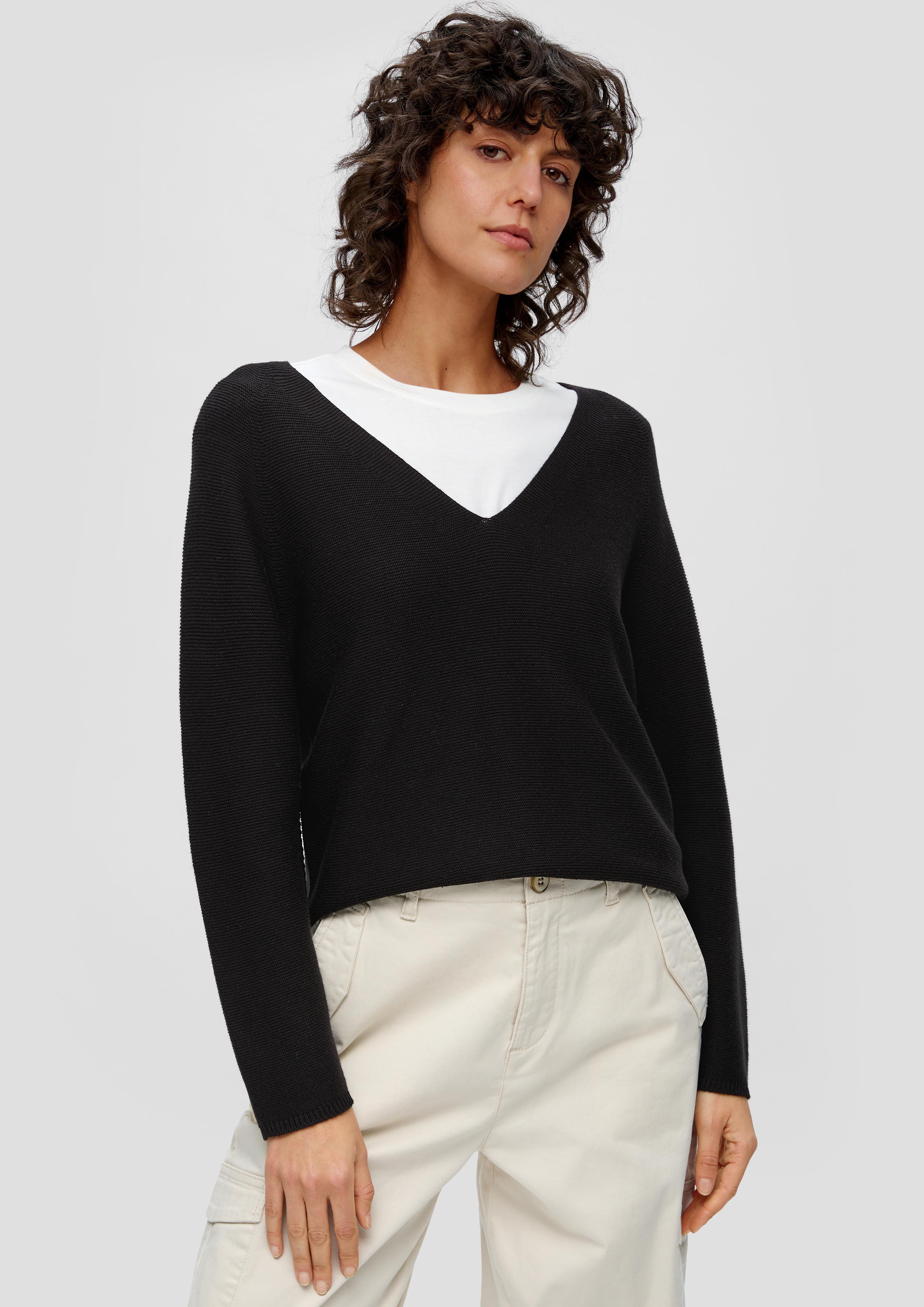 Pullover mit V-Ausschnitt  2145636-9999