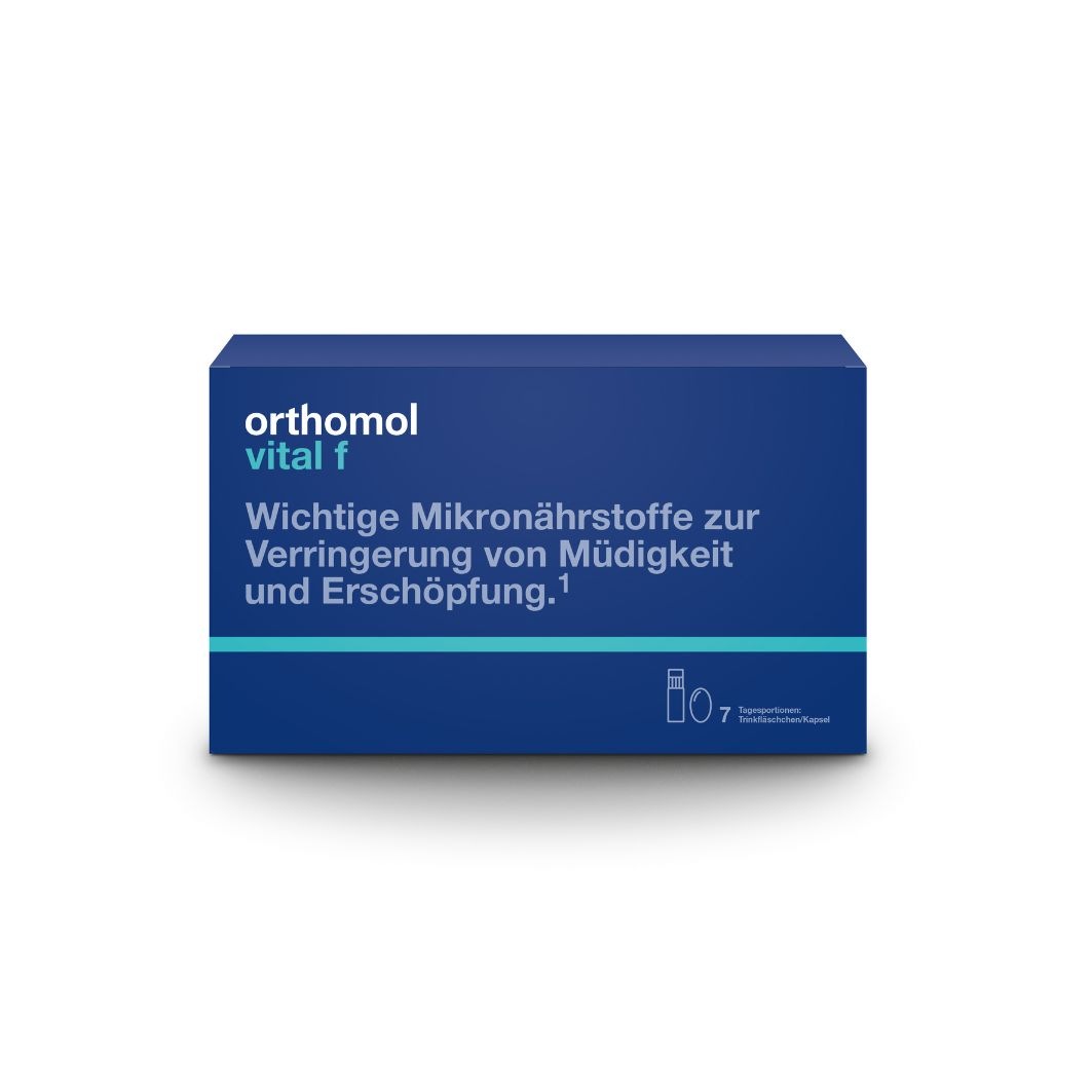 Vital F Trinkfläschchen/Kaps.Kombipack.