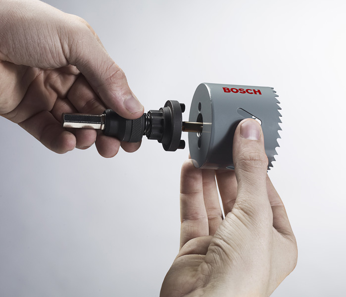 Bosch Blue Accessories 2608902039 EXPERT Power Change Plus konverteringssett sekskantet skaft 11 mm HSS-G 7,15 x 45 x 85 mm 2 adaptermuttere