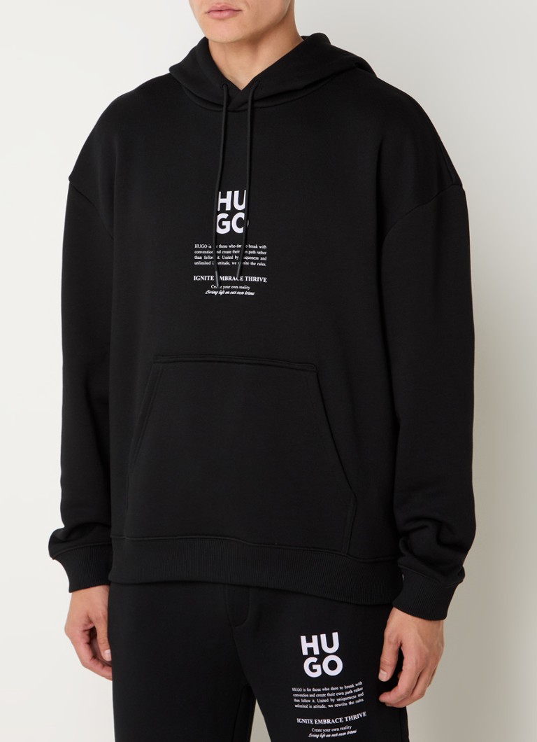 HUGO BOSS Hoodie with logo and back print