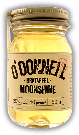 O'Donnell Moonshine Bratapfel 0,05 Liter O'Donnell Moonshine Bratapfel 0,05 Liter  0,05	 Liter - Vol 20%