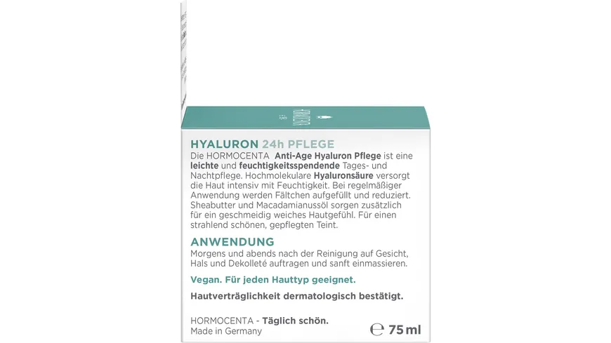 HORMOCENTA 24h Pflege Anti-Age Hyaluron 75 ml
