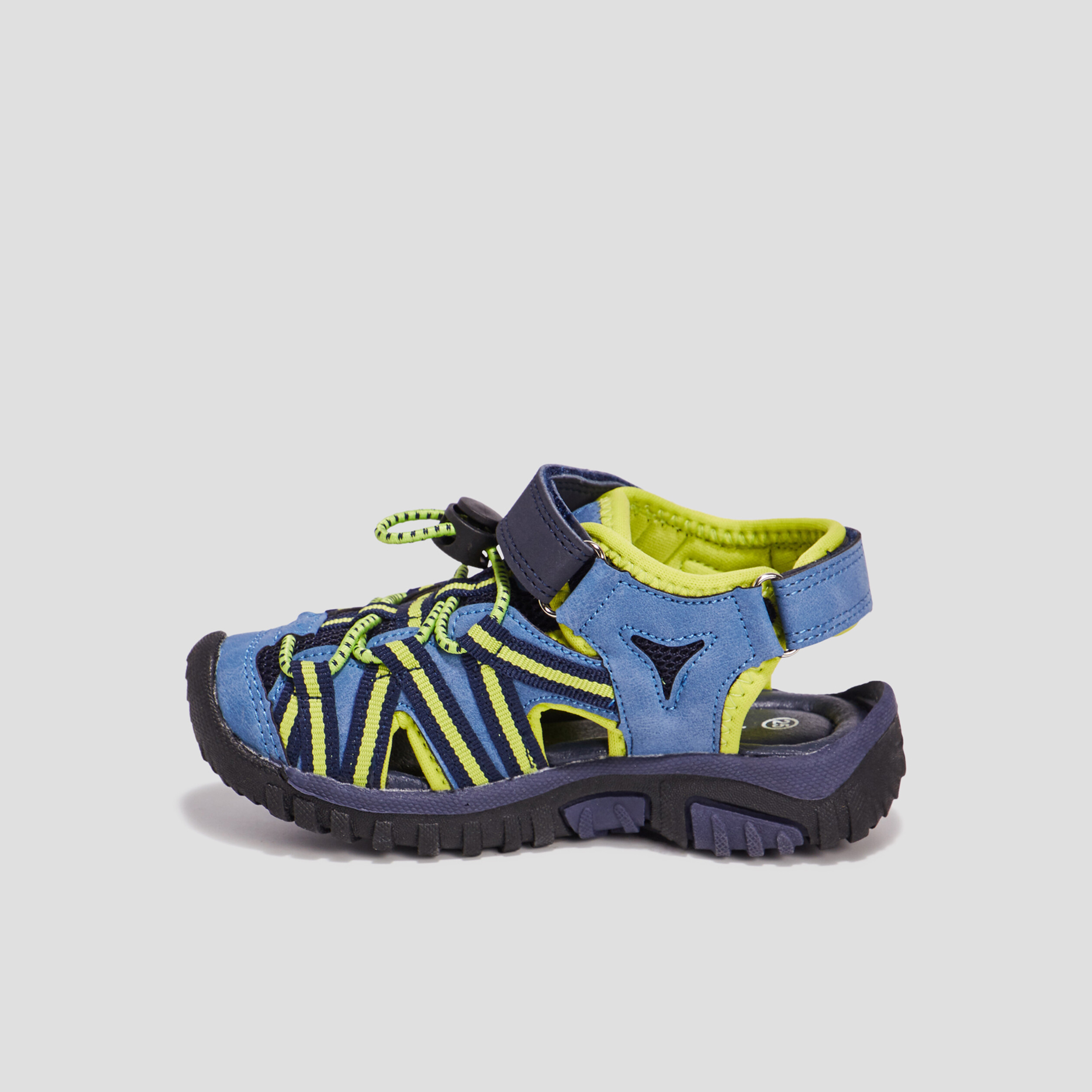 Sandales à scratchs Trappeur bleu garçon | La Halle
