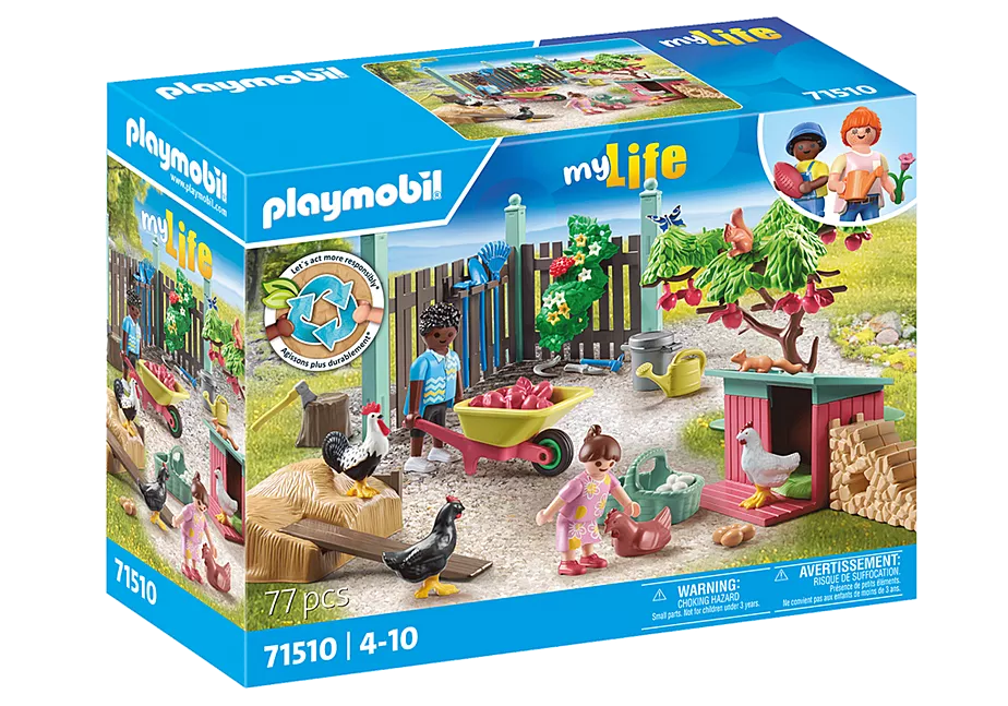 Kleine H&uuml;hnerfarm im Tiny Haus Garten