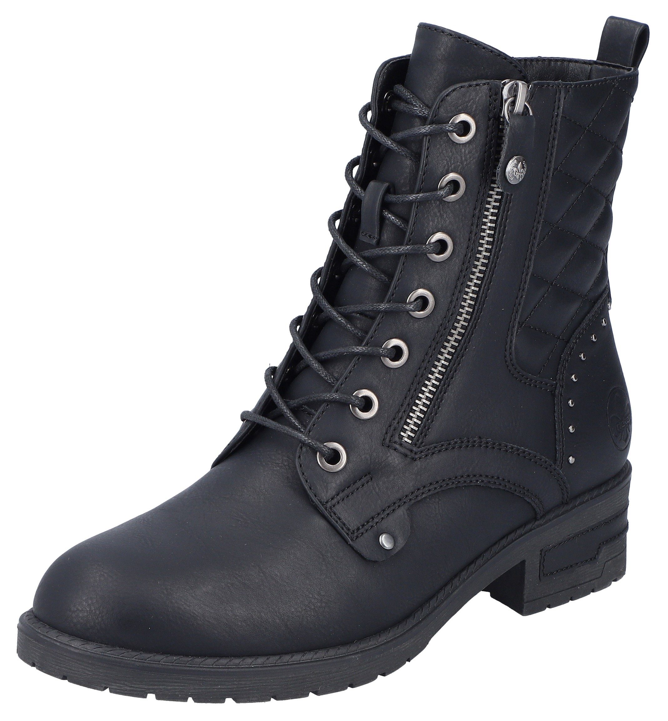 Rieker Winterstiefelette mit dezenten Nieten besetzt