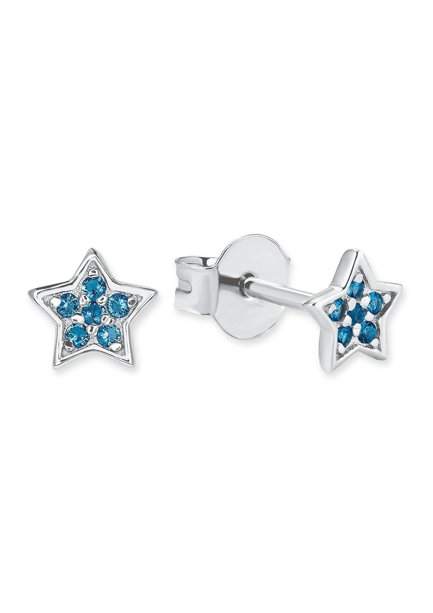 Silber-Ohrringe in Sternform  272.802.6414.1159-55E0