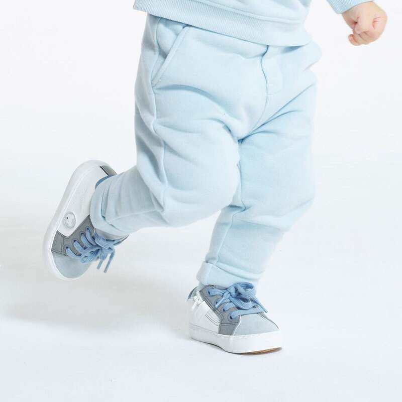 Jogging molleton bleu bébé garçon