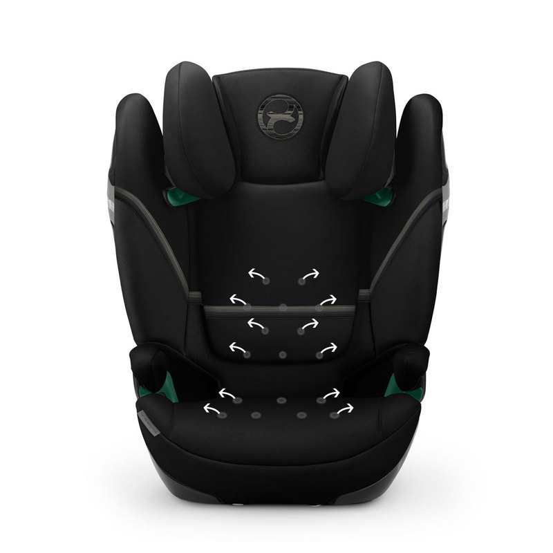 Siège auto groupe 2/3 Solution S2 i-fix moon Black Cybex