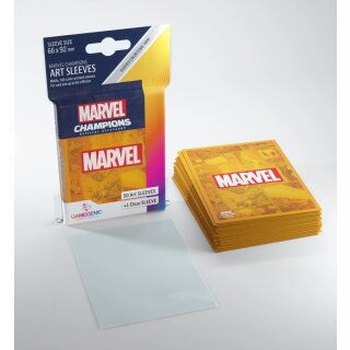 Gamegenic - Marvel Champions Art Sleeves - Marvel Orange (50+1)