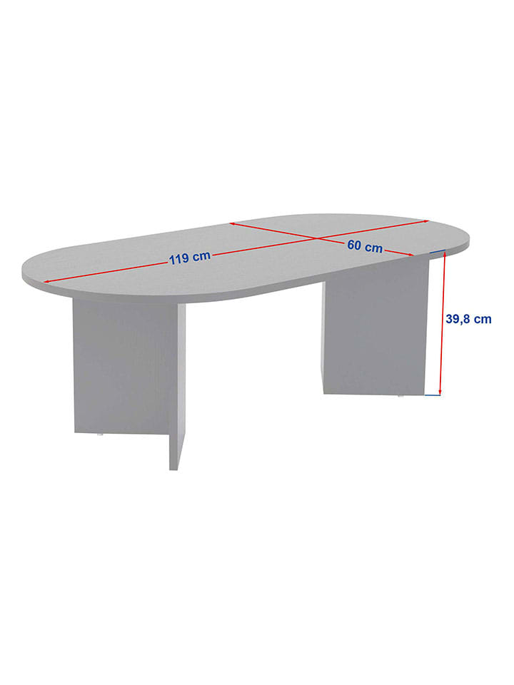 Scandinavia Concept Couchtisch ''Sable'' in Hellbraun/ Schwarz - (B)119 x (H)39,8 x (T)60 cm günstig kaufen onesize