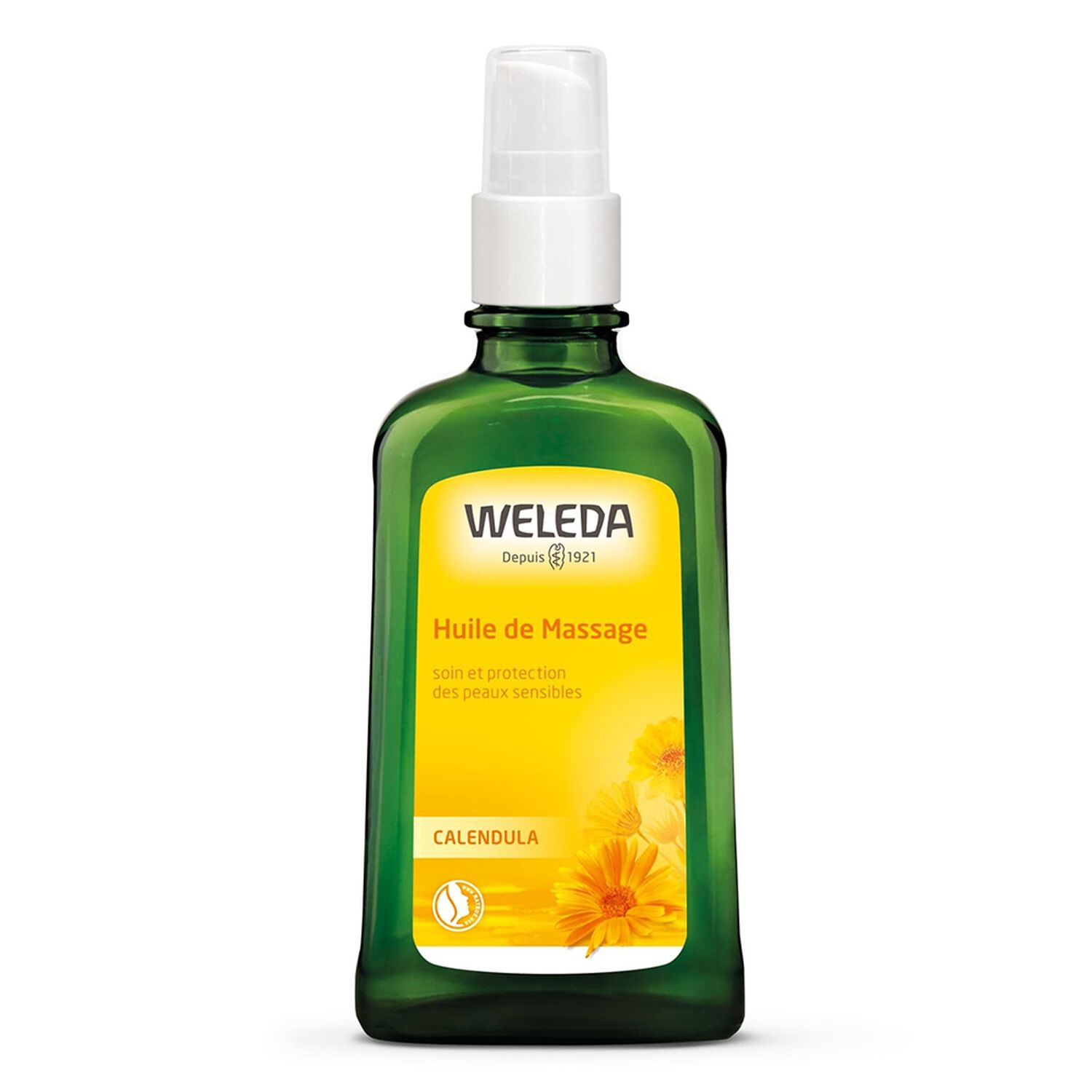 Weleda Calendula Huile de Massage - Soin et Protection des Peaux Sensibles - 100 ml