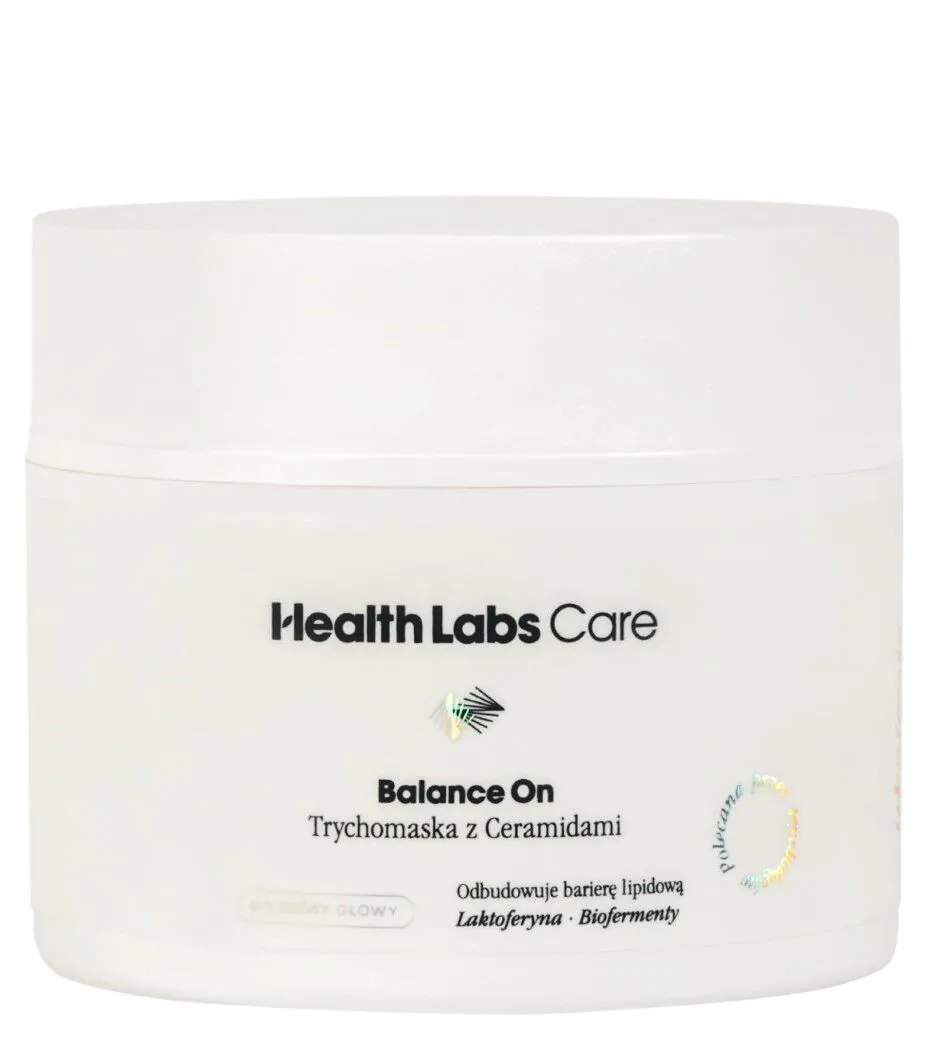 „Health Labs Care Balance“ galvos odos trichomaskė su keramidais