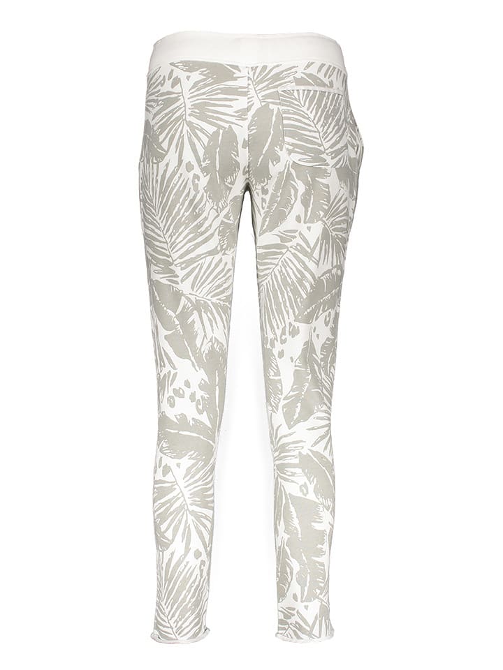 Juvia Sweathose in Weiß/ Grau günstig kaufen