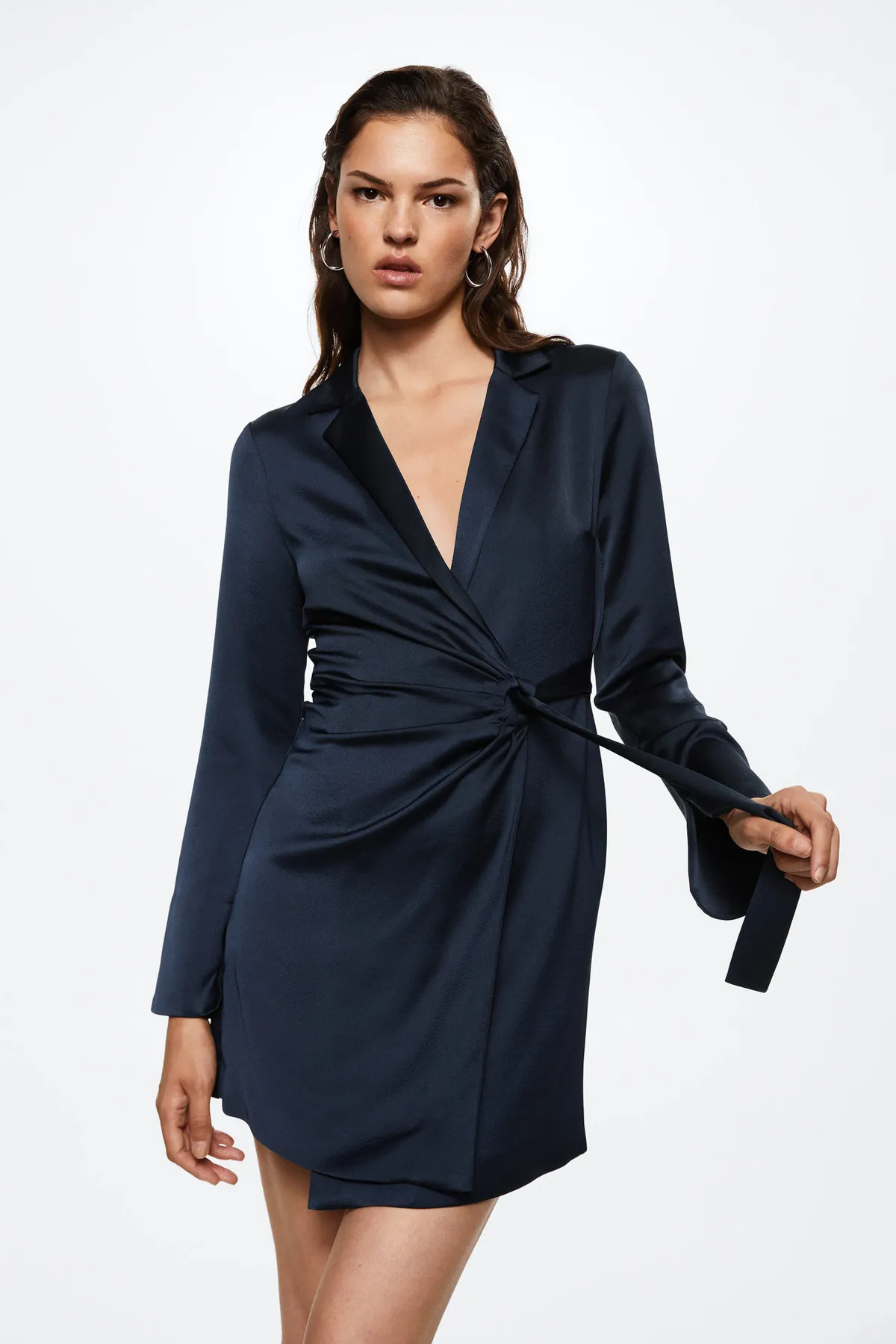 MANGO  37013845 Kleider und Overalls Nachtblau