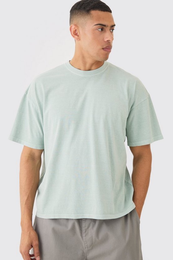 Oversize T-Shirt mit Skelett-Print