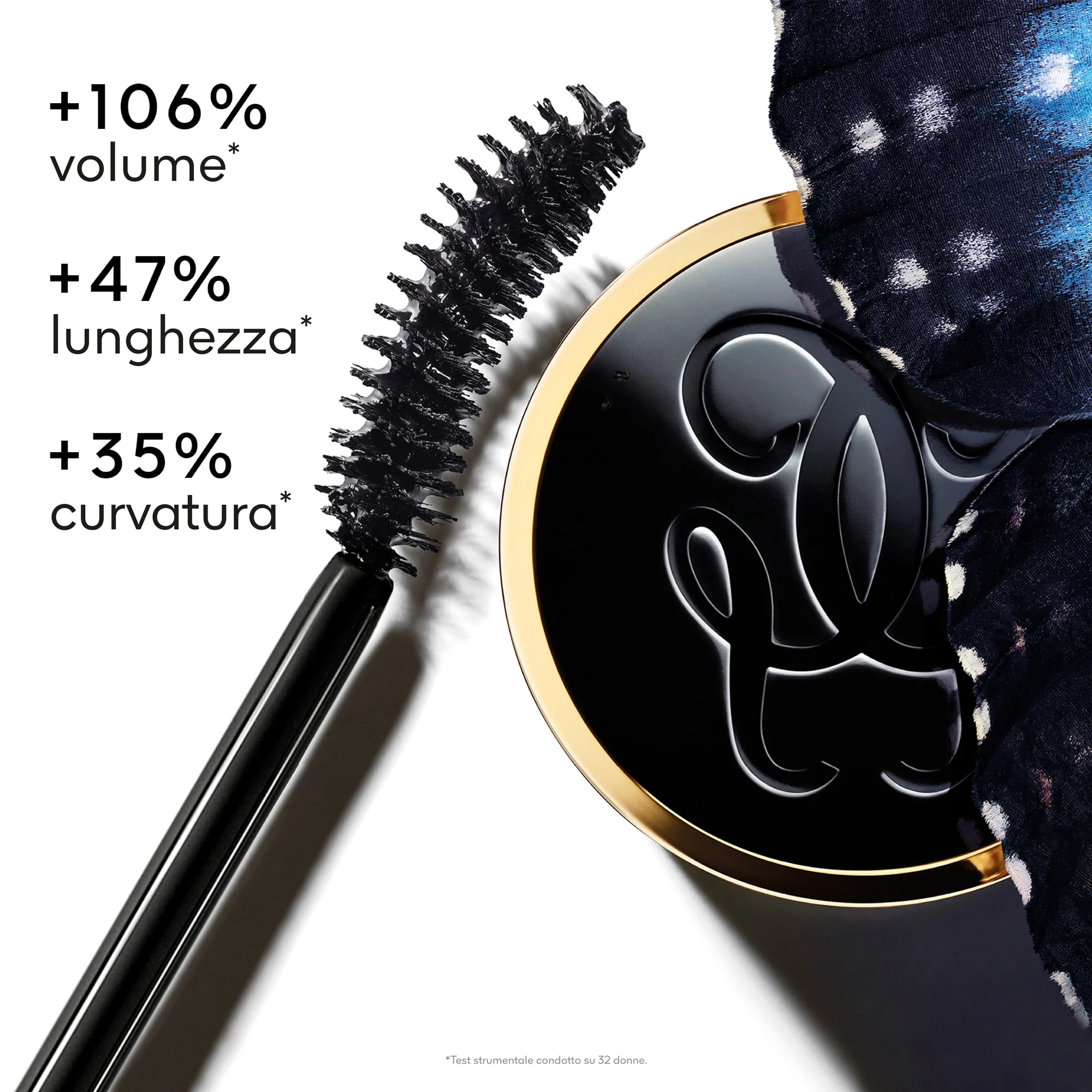 Eyes Noir G Mascara Courbe Volume Intense 24H - Mascara