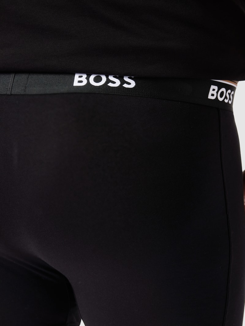 PLUS SIZE Trunks mit Logo-Bund im 3er-Pack in schwarz
