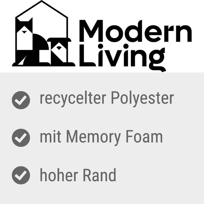 Modern Living Hundebett Skara, dunkelgrau zu TOP-Preisen | bitiba