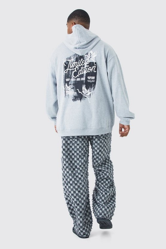 Plus Limited Edition Hoodie mit Print