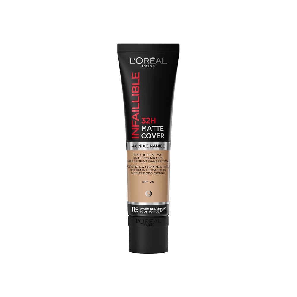 L'Oréal Paris Infaillible 32H Matte Cover Fond de teint mat haute couvrance longue tenue