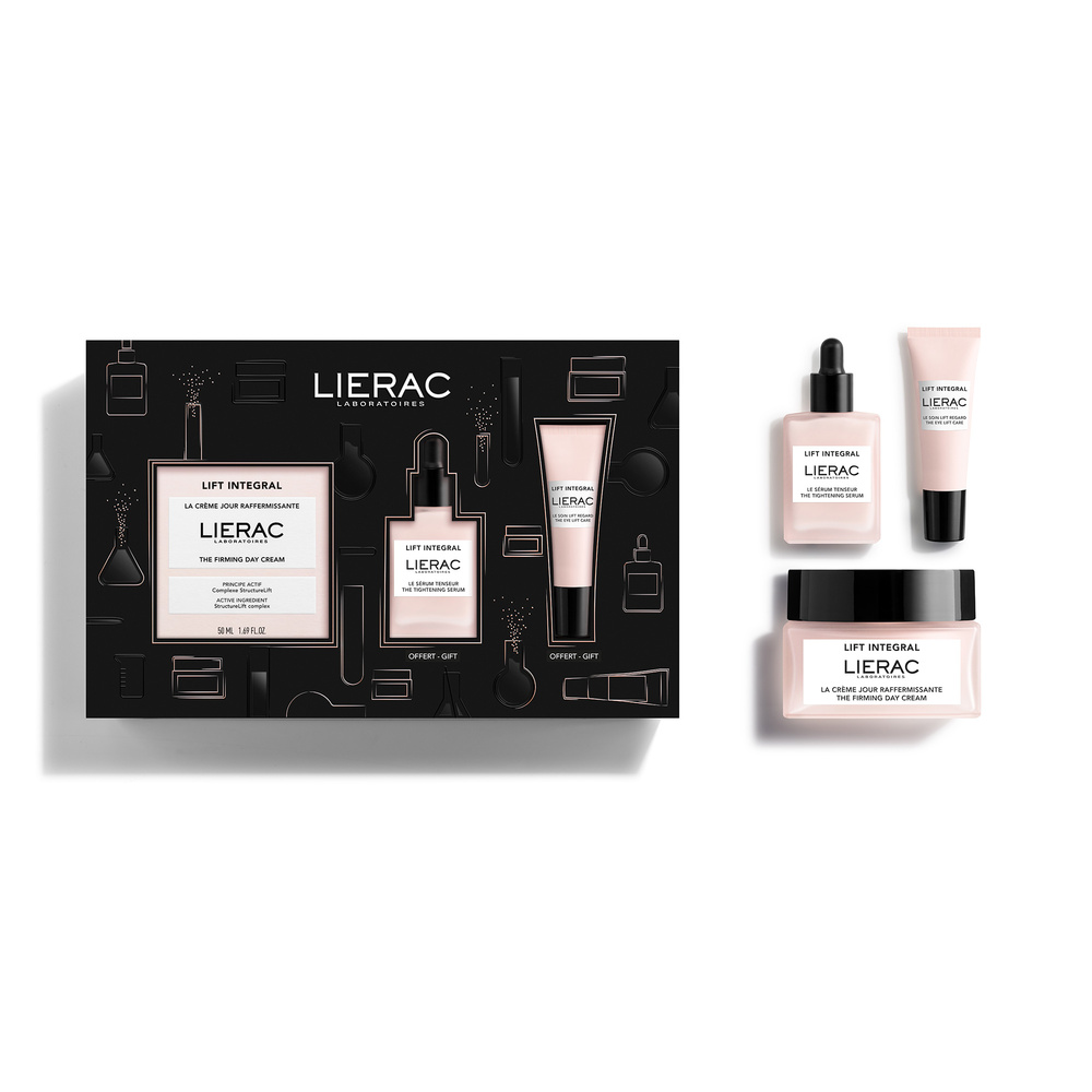 Lierac Coffret Anti-Age Lift Fermeté-Crème Jour 50ml + Sérum 15ml + Soin Regard 7.5ml Coffret