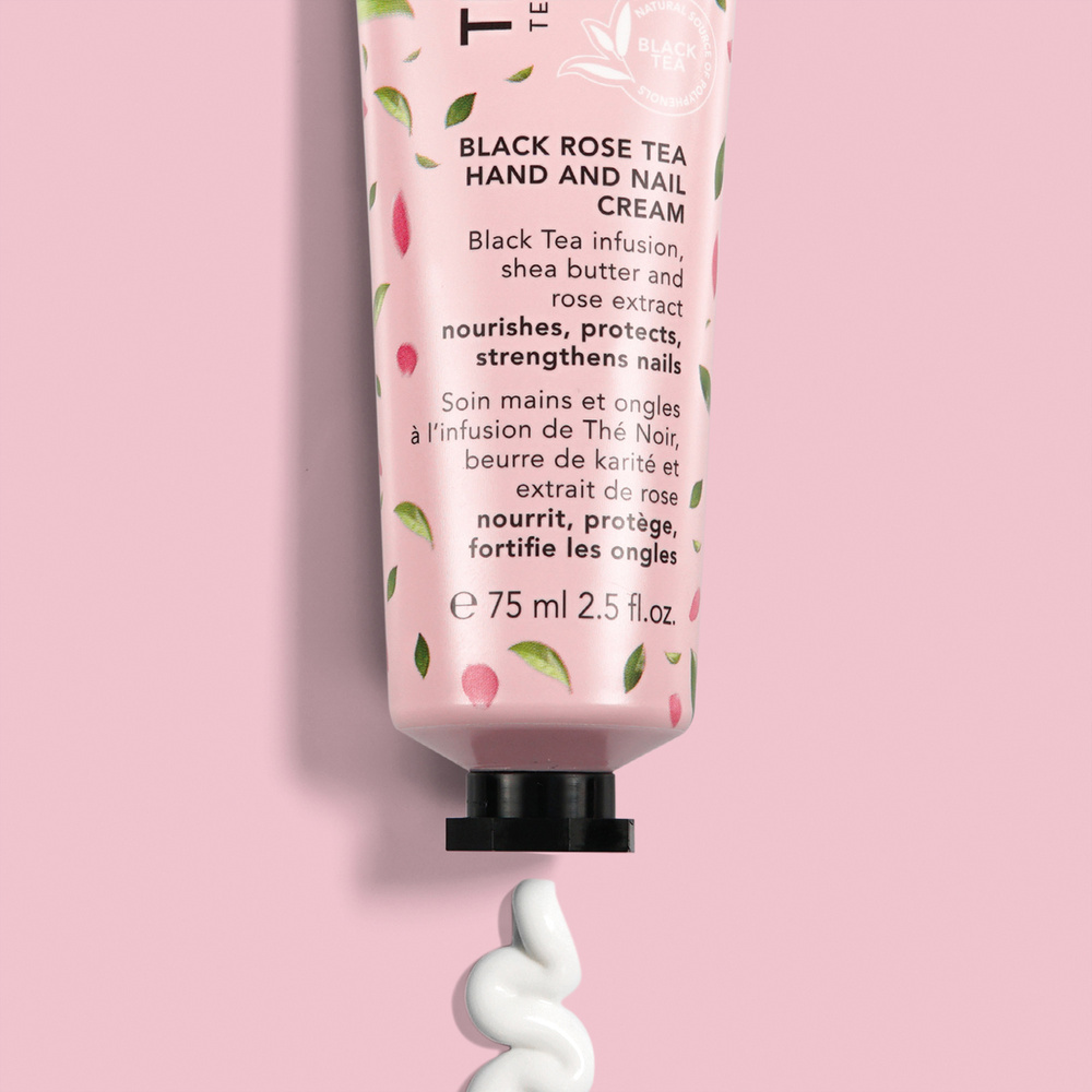 Teaology Black Rose Tea Hand And Nail Cream Crème pour les Mains et les Ongles