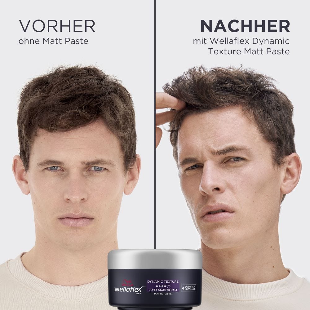Wellaflex MEN Dynamic Texture Matte Paste 75 ml