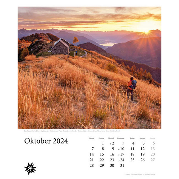 HÜTTEN UNSERER ALPEN 2024 - Kalender