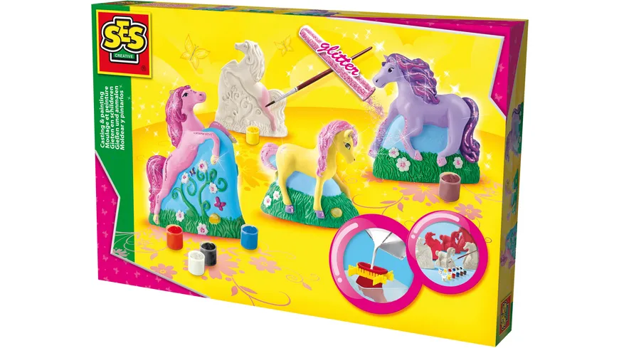 SES Creative - Gipsfiguren Pferde