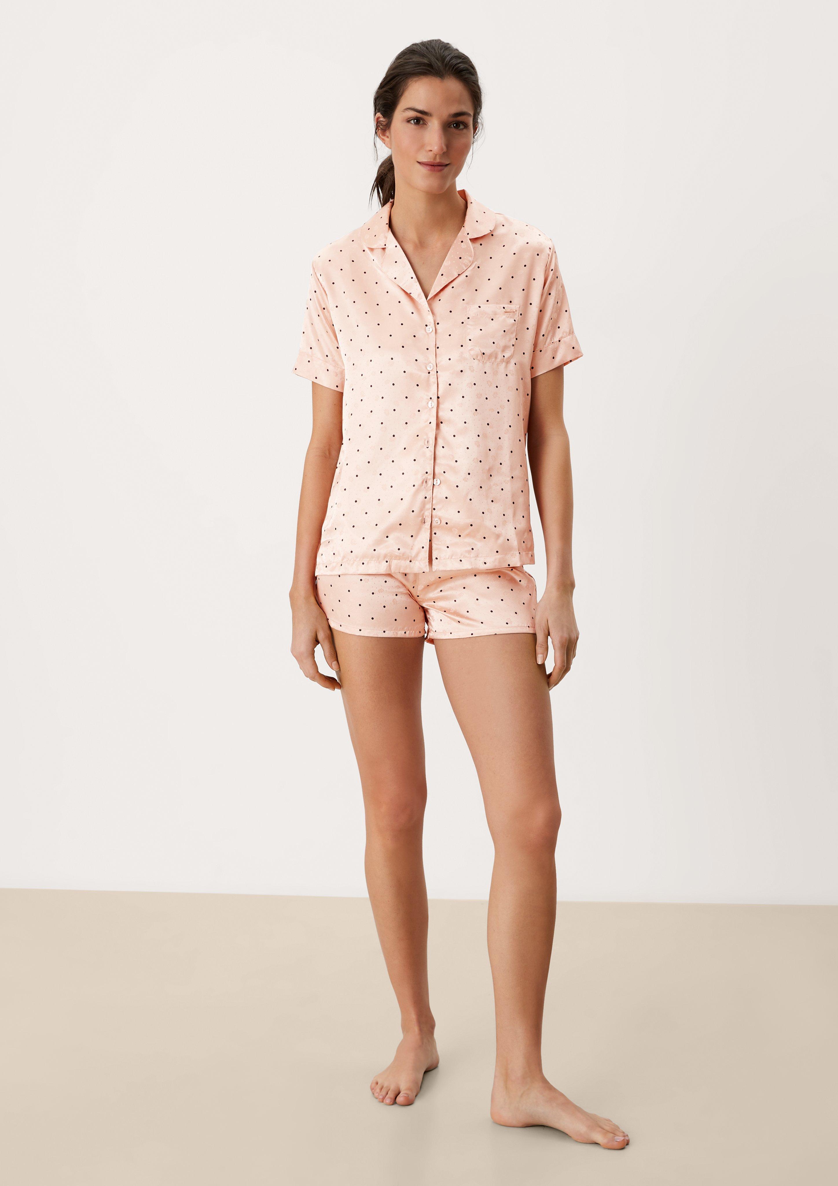 Kurzer Satin-Pyjama  531.899.239.27787-8024