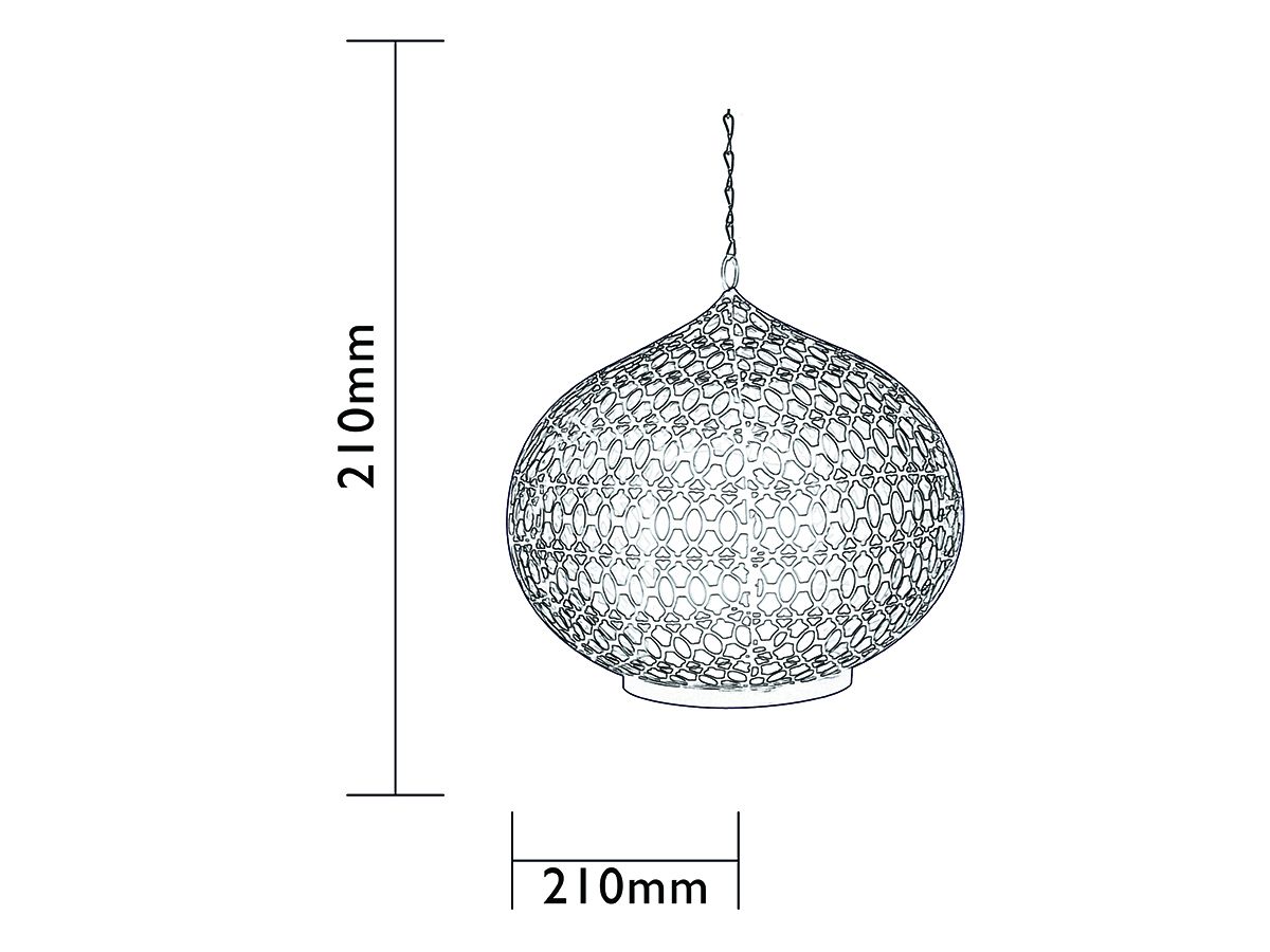 Luxform Edessa Tisch und Hanglampe