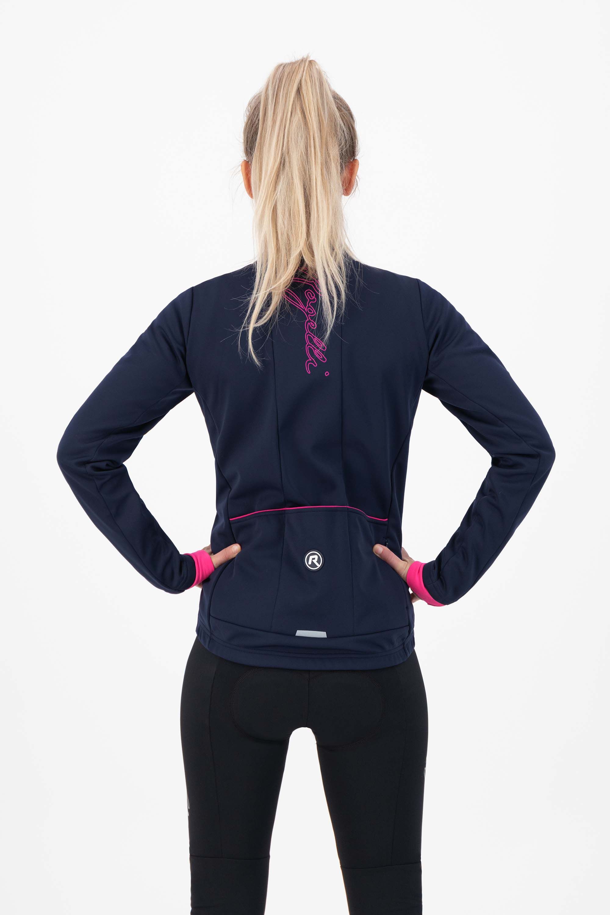 Rogelli Essential Blue Pink Damen Winterjacke