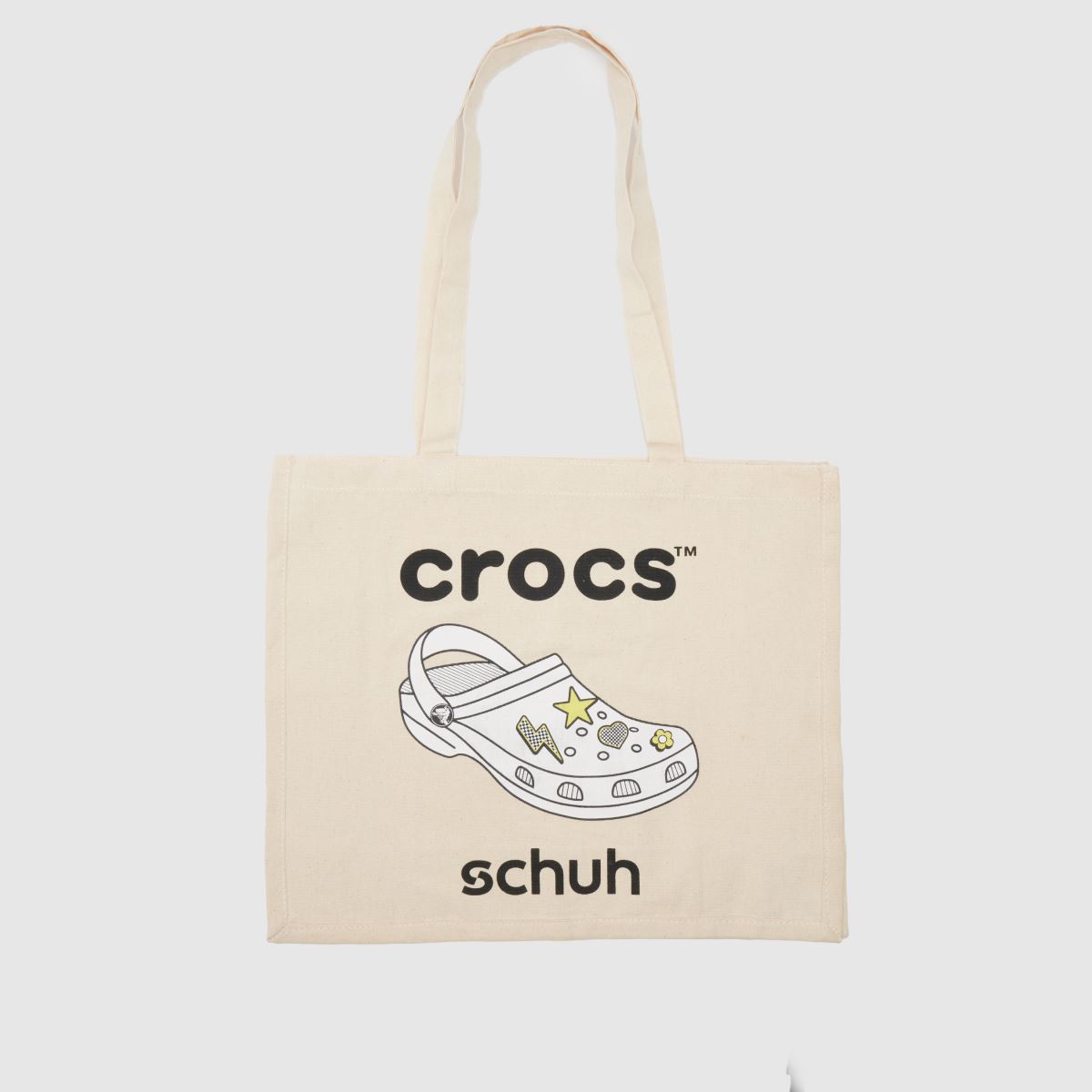 Schuh natúr Crocs vászon táska